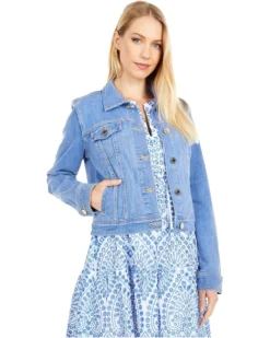 Lilly Pulitzer Seaspray Denim Jacket | Coats & Outerwear